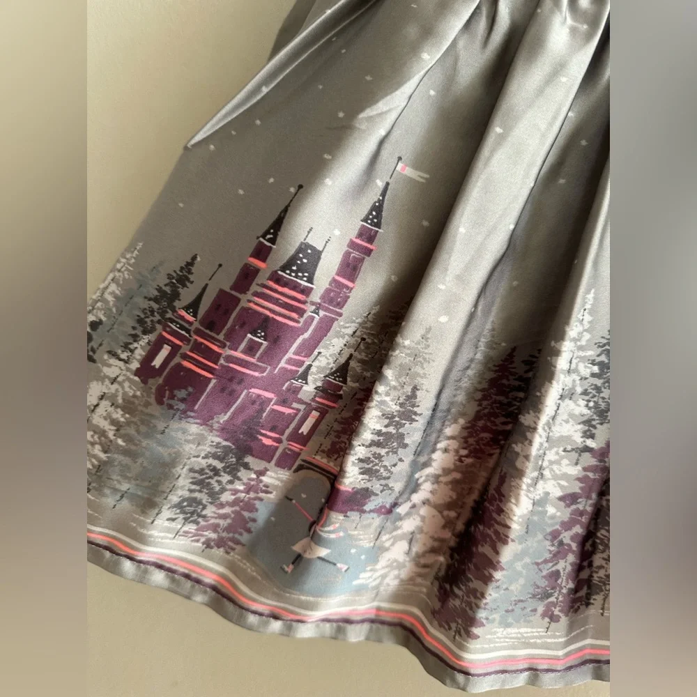 Girls Winter wonderland Castle Christmas Dress Size 3T